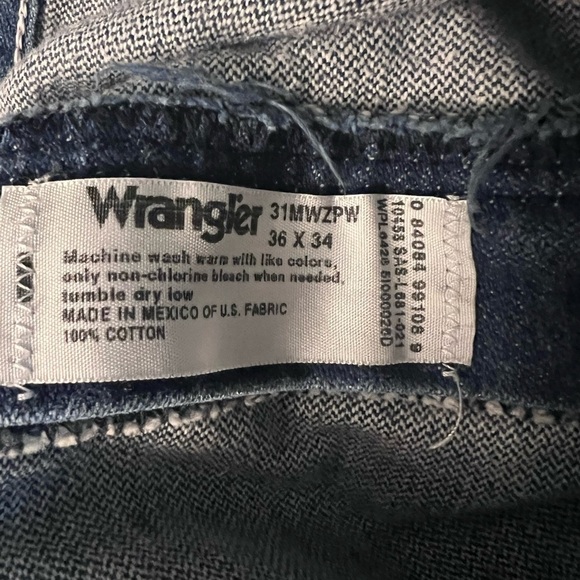Wrangler 3A Men Relaxed Jeans Cowboy - Picture 8 of 8